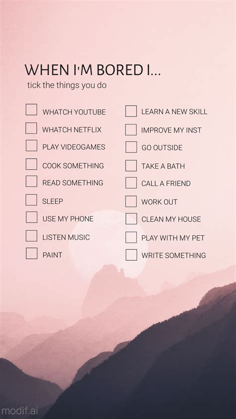 Instagram Questions Template