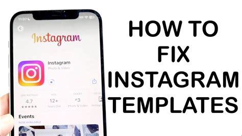 Instagram Templates Not Working