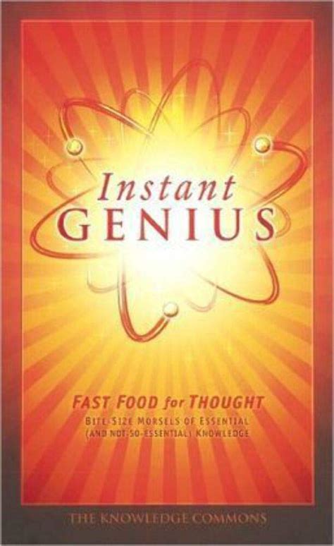 Instant Genius: Fast Food For Thought PDF