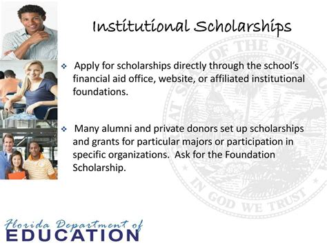 Institutional Scholarships: