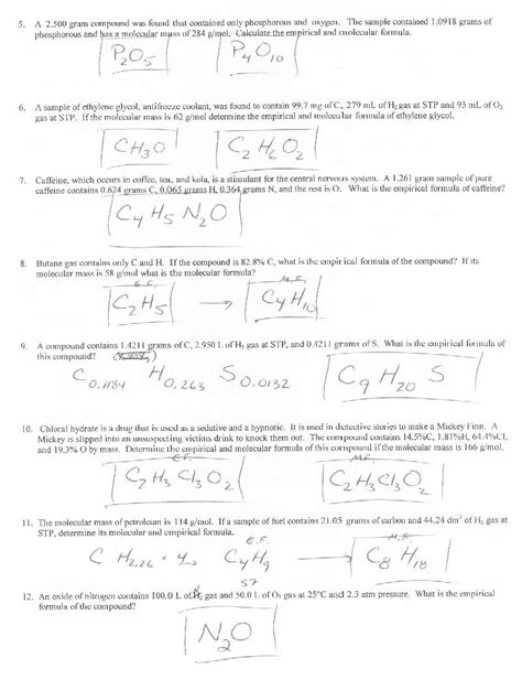 Instructional Fair Chemistry Worksheet Answers Doc