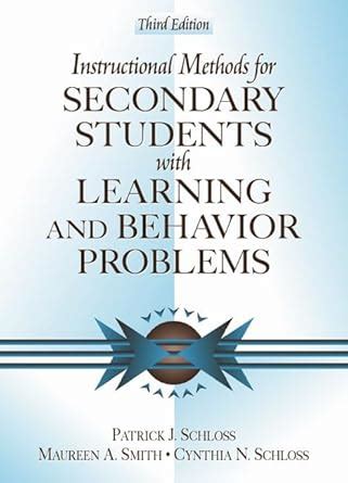 Instructional Methods for Secondary Students with Learning and Behavior Problems 3rd Edition PDF