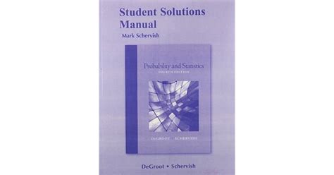 Instructor Solution Manual Degroot PDF