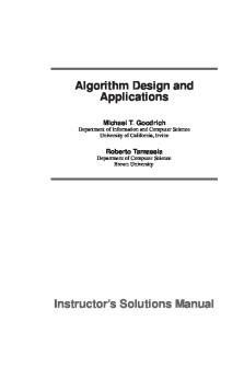 Instructor Solutions Manual To Algorithm Design Jon Epub