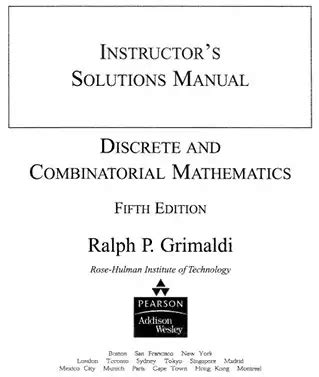 Instructors Solution Manual Grimaldi Epub