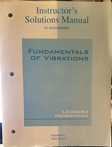 Instructors Solutions Manual For Fundamentals Of PDF