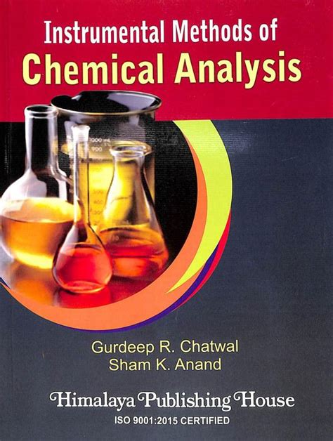 Instrumental Methods Of Chemical Analysis By Chatwal Pdf Ebook Epub