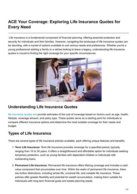 Insurance Coverage for Every Need