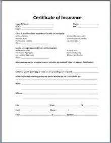 Insurance Document Template