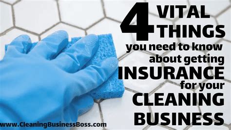 Insurance for Cleaning Businesses: Protect Your Enterprise with 4 Vital Policies