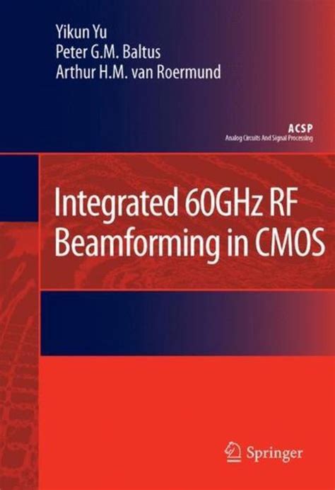 Integrated 60GHz RF Beamforming in CMOS Epub