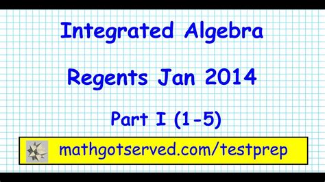 Integrated Algebra 2014 Regent Answers Reader