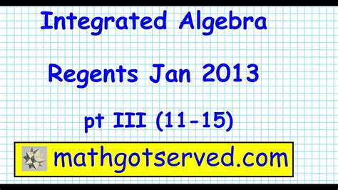 Integrated Algebra Regents 2013 Answers Kindle Editon