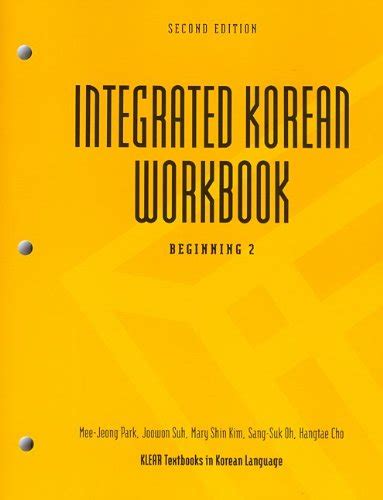 Integrated Korean Workbook Second Edition Answer Key Ebook Epub