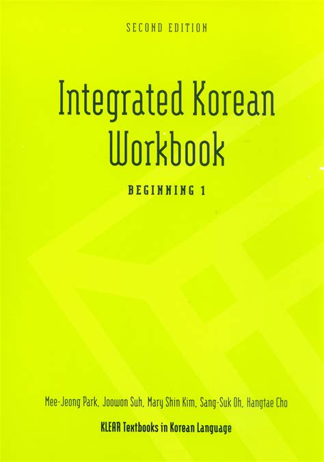 Integrated Korean Workbook Second Edition Answer Key Ebook Epub