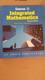 Integrated Mathematics Course 2 Answer Key Keenan Kindle Editon