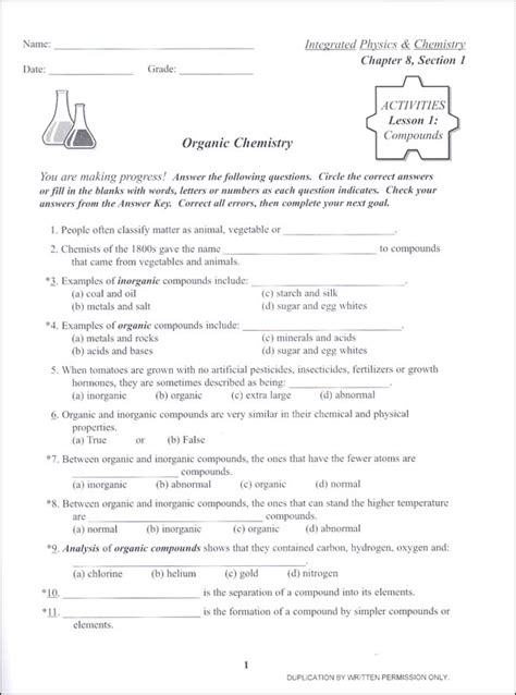 Integrated Physics And Chemistry Assessment Key Answers PDF