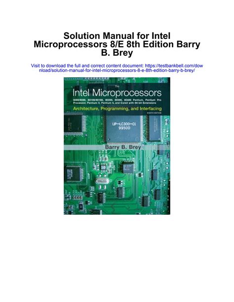 Intel Microprocessors 4th Edition Solution Epub