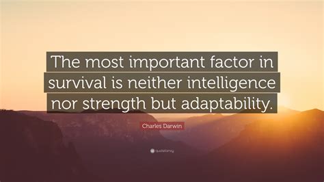 Intelligence and adaptability: