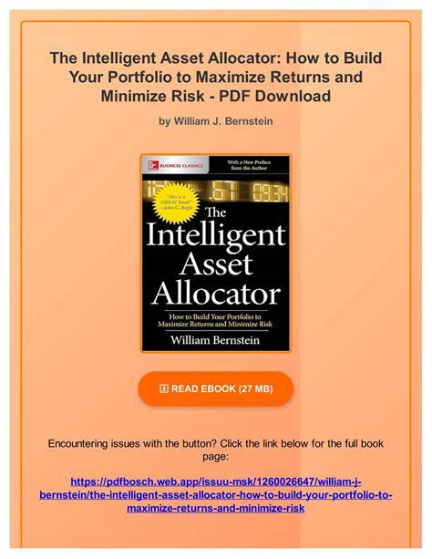 Intelligent Asset Allocator Ebook Doc