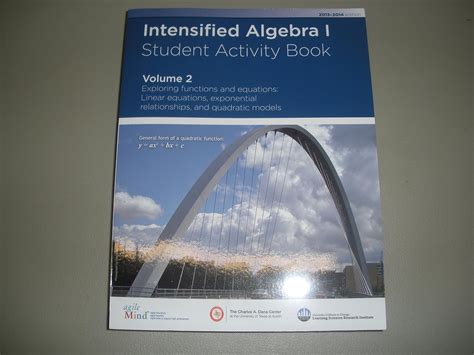 Intensified Algebra 1 Volume 2 Answers Doc