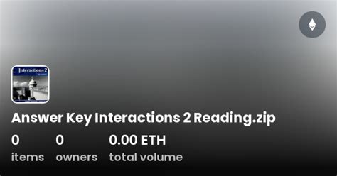 Interactions 2 Answer Key Reading Reader