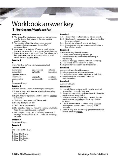 Interchange 3 Edition Theacher Answer Key Kindle Editon