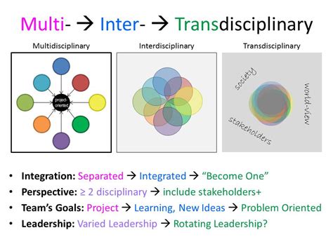 Interdisciplinary vs. Multidisciplinary Approaches: Nurturing Cross-Disciplinary Collaboration