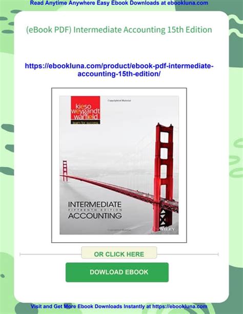 Intermediate Accounting (15th Edition) Ebook Kindle Editon