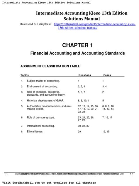 Intermediate Accounting 13th Edition Solutions Manual Download Epub