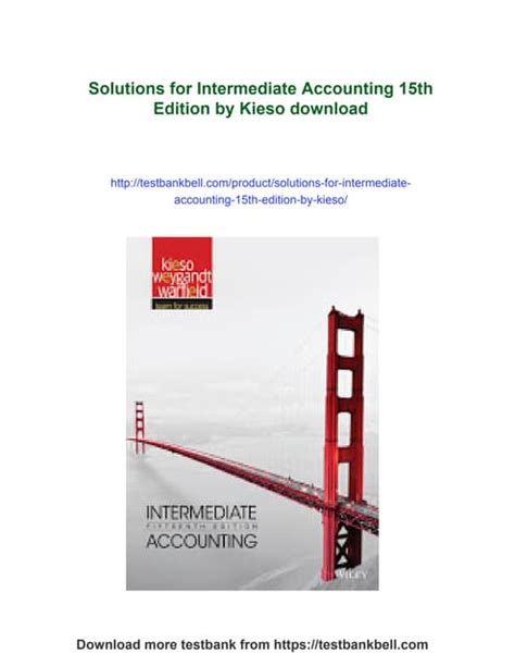 Intermediate Accounting 15th Edition Solutions 22 Doc