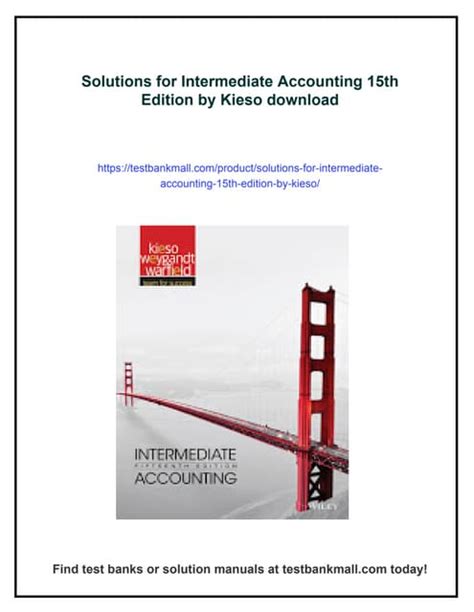 Intermediate Accounting 15th Edition Solutions Ch 19 Kindle Editon