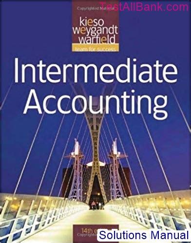 Intermediate Accounting Solution Manual 14th PDF