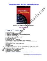 Intermediate Accounting Stice 18e Solutions Reader