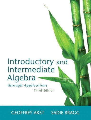 Intermediate Algebra through Applications 3rd Edition Doc