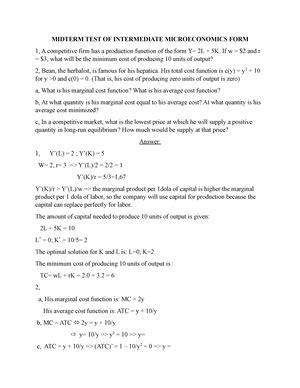 Intermediate Microeconomics Exam Questions And Answers Doc