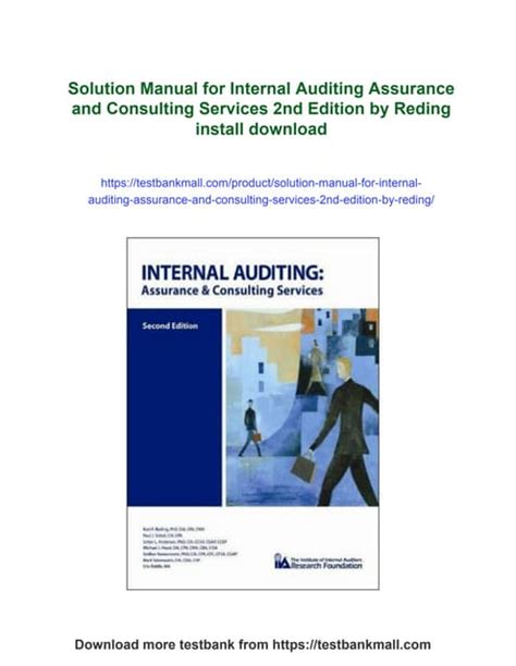 Internal Auditing: Assurance And Consulting Services Ebook Epub