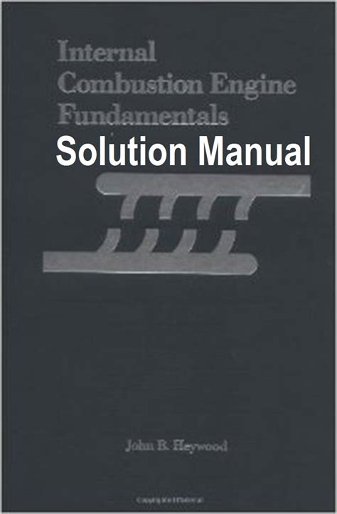 Internal Combustion Engines Solution Manual Ebook PDF