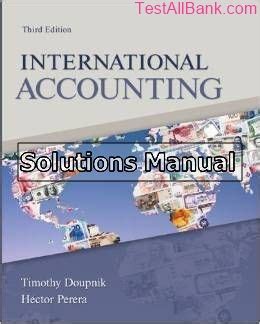 International Accounting 3rd Edition Doupnik Solutions Manual Kindle Editon