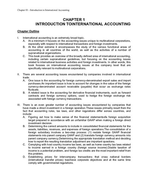 International Accounting Doupnik Chapter 10 Solutions PDF