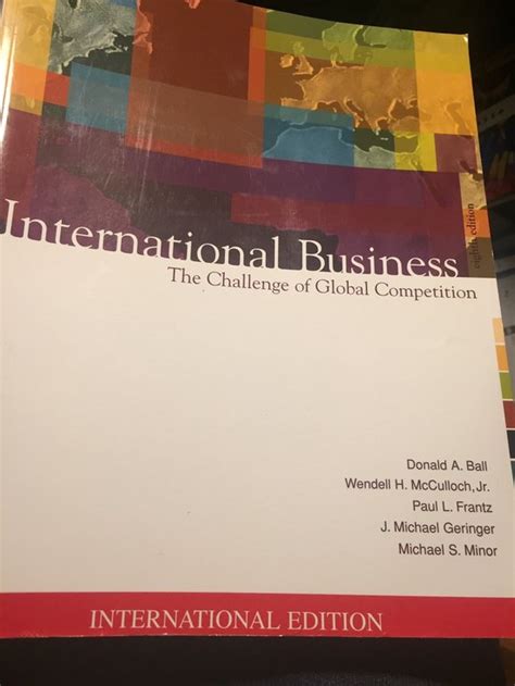 International Business The Challenge of Global Competition Epub