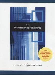 International Corporate Finance Robin Problem Solution PDF