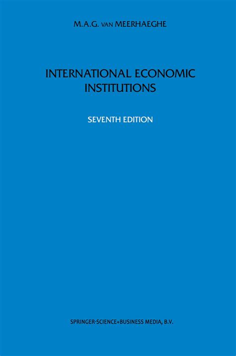 International Economic Institutions 7th Edition PDF