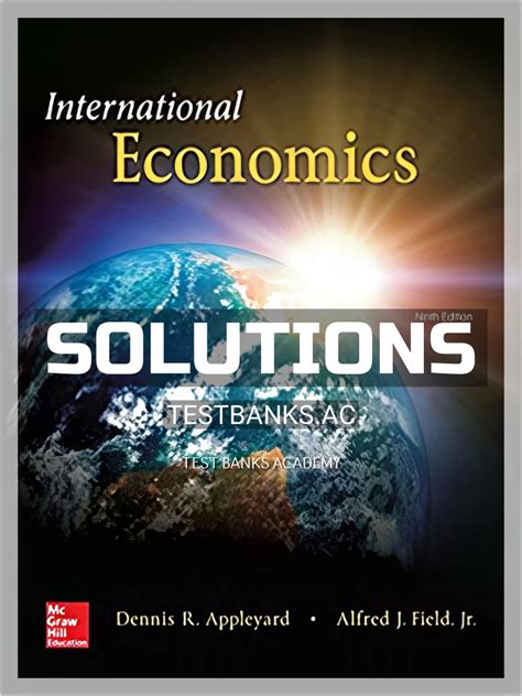 International Economics 7th Appleyard Solution Reader