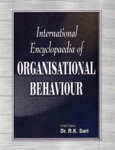 International Encyclopaedia of Organisational Behaviour Kindle Editon