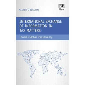 International Exchange Of Information In Tax Ebook Doc