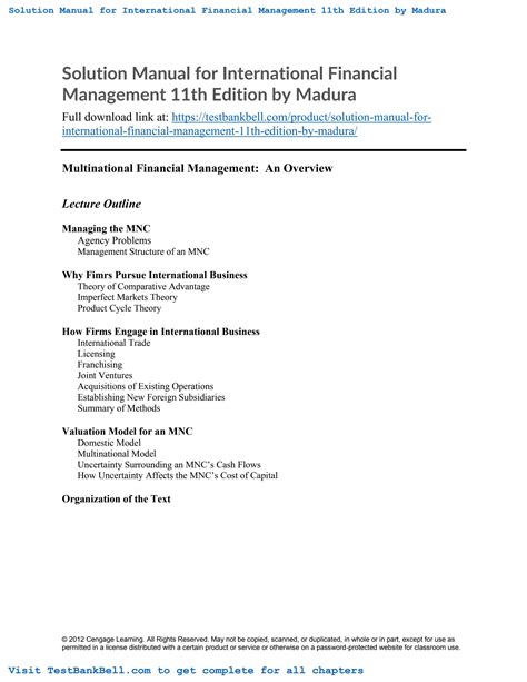 International Financial Management 11th Edition Answers Epub