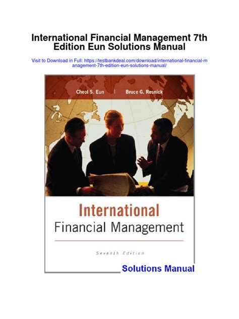 International Financial Management Solutions Manual Eun Doc