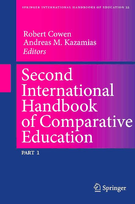 International Handbook of Comparative Education 1st Edition Kindle Editon