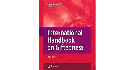 International Handbook on Giftedness 1st Edition Doc